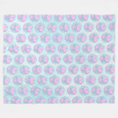 Rabbit Fleece Deken (Voorkant (Horizontaal))