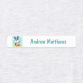 Rabbit Fox Owl Custom Personal Name Labels (Design 1)