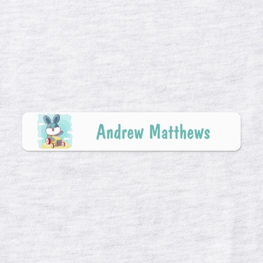 Rabbit Fox Owl Custom Personal Name Labels (Design 1)