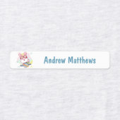 Rabbit Fox Owl Custom Personal Name Labels (Design 2)