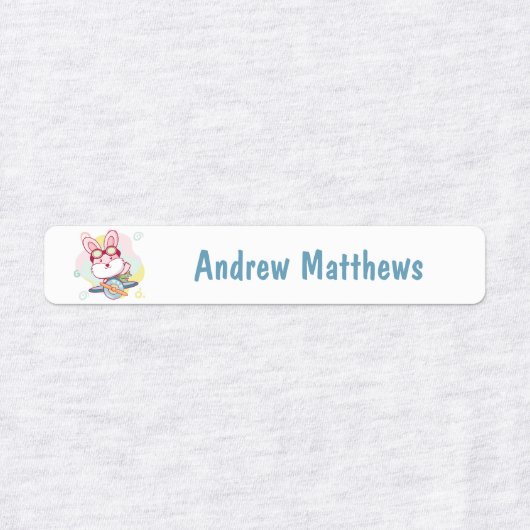 Rabbit Fox Owl Custom Personal Name Labels (Design 2)