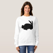 Rabbit Funny Animal Rabbits Fun Design Bunny Gift Trui (Voorkant volledig)