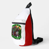 Rabbit Fury: Stijlvolle kat met Pistool Sling Bag (Rechterhoek)