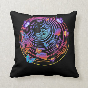 Rabbit Gift   Alice in Wonderland Kussen