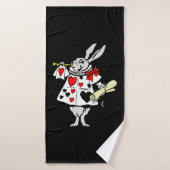 Rabbit Gift | Alice in Wonderland Rabbit Badhanddoek (Badhanddoek)