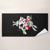 Rabbit Gift | Alice in Wonderland Rabbit Badhanddoek (Badhanddoek)