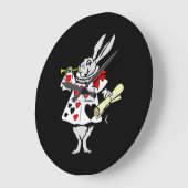 Rabbit Gift | Alice in Wonderland Rabbit Grote Klok (Hoek)