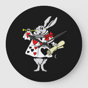 Rabbit Gift   Alice in Wonderland Rabbit Grote Klok