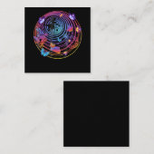 Rabbit Gift | Alice in Wonderland Vierkante Visitekaartje (Voorkant / Achterkant)