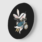 Rabbit Gift | Alice in Wonderland White Rabbit Grote Klok (Hoek)