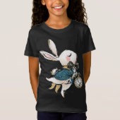 Rabbit Gift | Alice in Wonderland White Rabbit T-shirt (Voorkant)