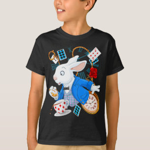 Rabbit Gift   Alice in Wonderland - witte konijn T-shirt