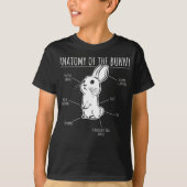 Rabbit Gift |Anatomie van Bunny Cute Rabbit Pet Lo T-shirt (Voorkant)