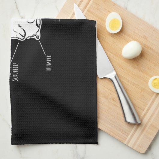 Rabbit Gift |Anatomie van Bunny Cute Rabbit Pet Lo Theedoek (Quarter Fold)