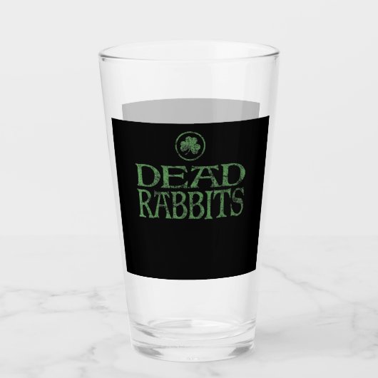 Rabbit Gift | Dode konijnen Gift Lover Glas (Voorkant)