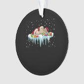 Rabbit Gift | Drie konijnen echt mooi kerstfeest Ornament (voorkant)