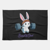 Rabbit Gift | Koolloopbaan bij konijnen Theedoek (Horizontaal)