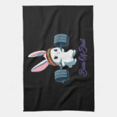 Rabbit Gift | Koolloopbaan bij konijnen Theedoek (Verticaal)