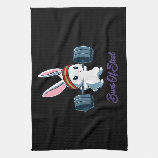 Rabbit Gift | Koolloopbaan bij konijnen Theedoek (Verticaal)