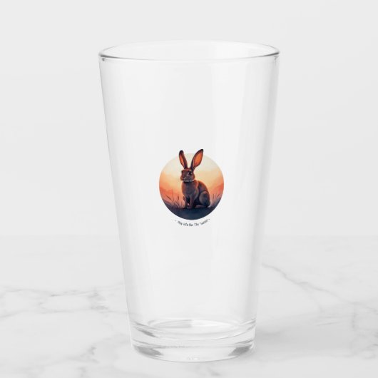 rabbit glass glas (Voorkant)