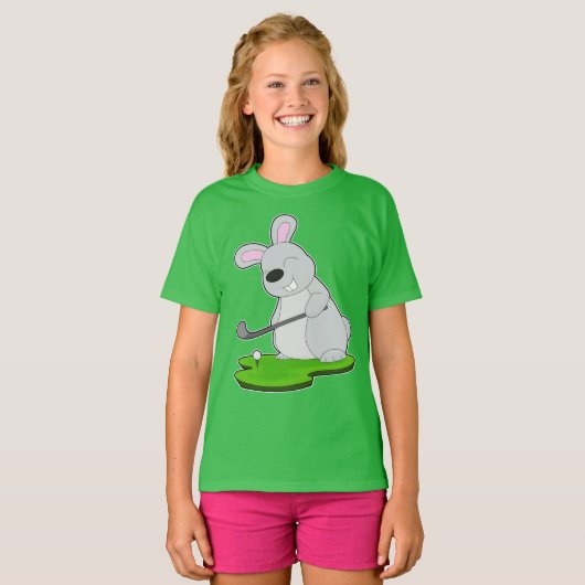 Rabbit Golf Golf clubs T-shirt (Voorkant volledig)