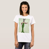 Rabbit Green Dress 2 T-shirt (Voorkant volledig)