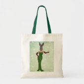 Rabbit Green Dress 2 Tote Bag (Voorkant)