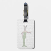 Rabbit Green Dress Bagagelabel (Achterkant verticaal)