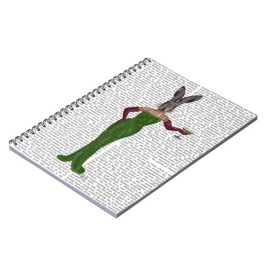 Rabbit Green Dress Notitieboek (Linkerzijde)