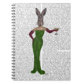 Rabbit Green Dress Notitieboek (Voorkant)