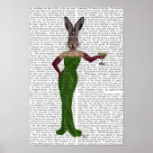 Rabbit Green Dress Poster (Voorkant)
