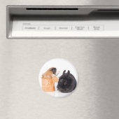 rabbit & guinea pig magneet (Insitu (Vaatwasser))