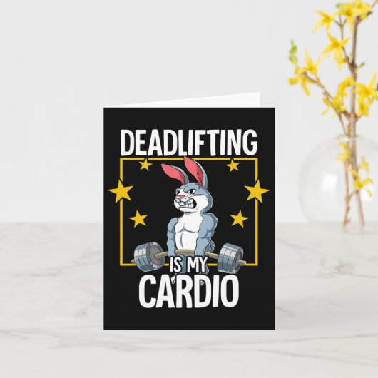 Rabbit Gym Gewichtstraining Deadlift Kaart (Gele Bloem)