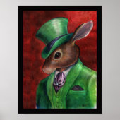 Rabbit Haberdashery van Portia St. Luke Poster (Voorkant)