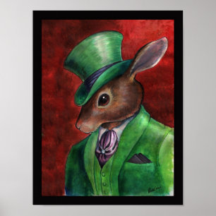 Rabbit Haberdashery van Portia St. Luke Poster