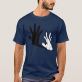 Rabbit Hands Shadows Classic T-shirt (Voorkant)