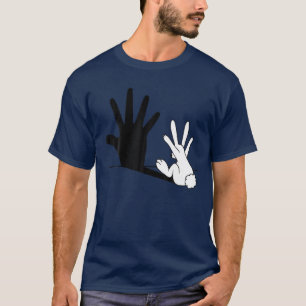 Rabbit Hands Shadows Classic T-shirt