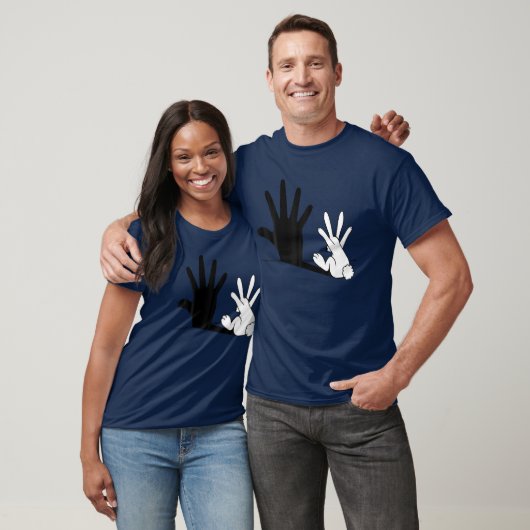 Rabbit Hands Shadows Classic T-shirt (Unisex)