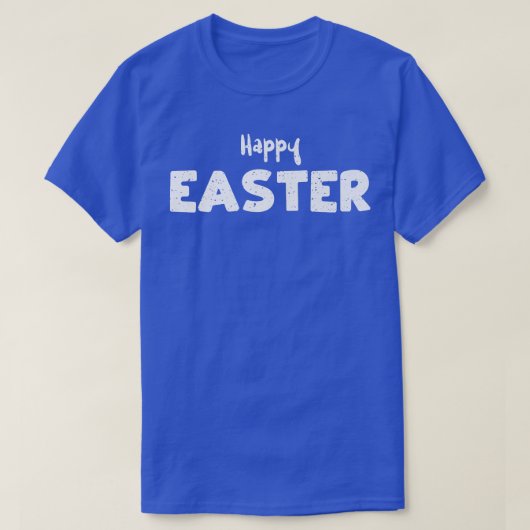 Rabbit Happy Easter Easter Gezegden T-shirt (Design voorkant)