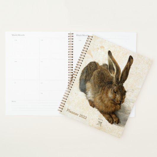 Rabbit, Hare by Durer Natuur Art, 1502 Planner (Display)