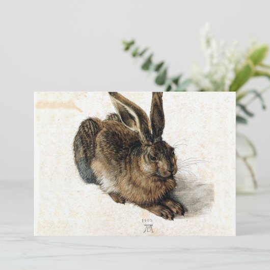 Rabbit Hare in de sneeuw - Durand (Staand voorkant)