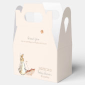 Rabbit Herfst Elements Baby shower Bedankdoosjes (Geopend)