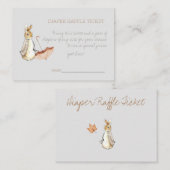 Rabbit Herfst Elements Baby shower Informatiekaartje (Voorkant / Achterkant)