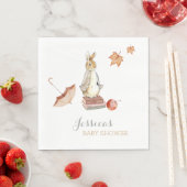 Rabbit Herfst Elements Baby shower Servet (Insitu)