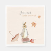 Rabbit Herfst Elements Baby shower Servet (Voorkant)