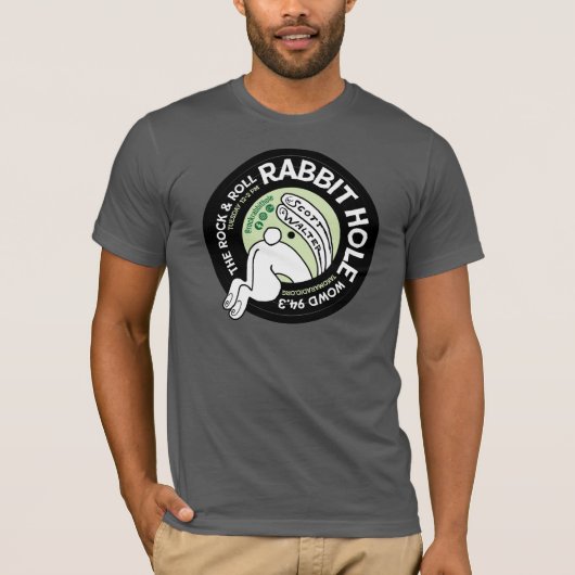 Rabbit Hole Record T-shirt (Voorkant)