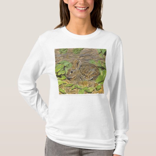 Rabbit Hoodie T-shirt (Voorkant)