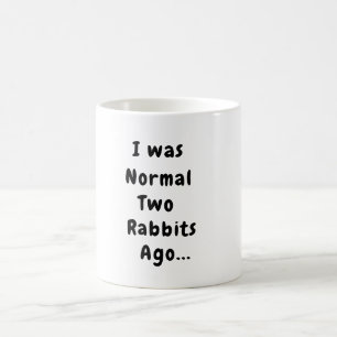Rabbit Humor Coffee Mok