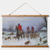 Rabbit Hunt Fox Hunt Rustic Outdoorsport Hangend Wandkleed (Voorkant 2)