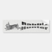 Rabbit Hunter Bumpersticker (Voorkant)